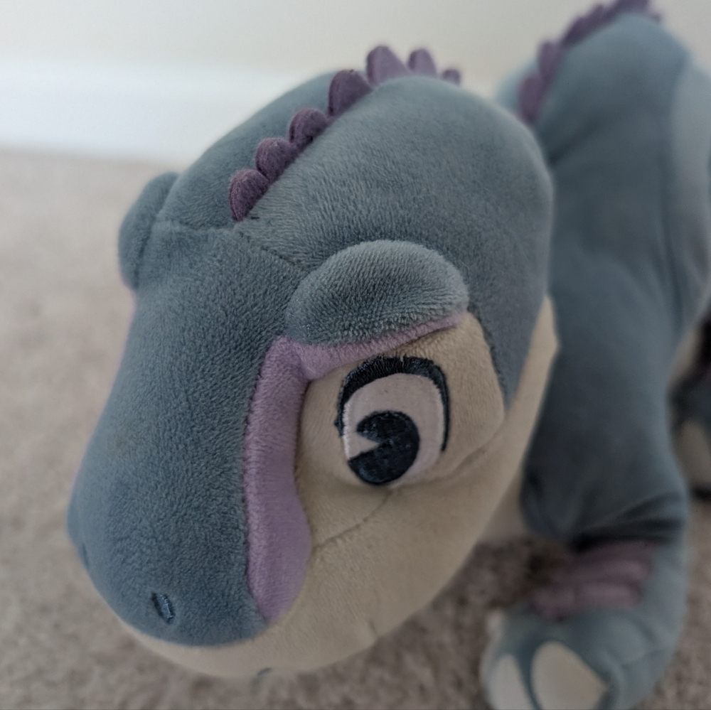 Disney Animal Kingdom 15” Aladar Dinoland Dino Institute Blue Iguanodon Plush - Picture 3 of 14